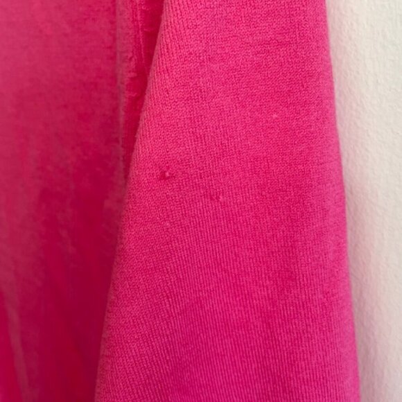 TALBOTS Charming Cardigan Bi Color Pink 3/4 Sleeve Sweater - Picture 12 of 16